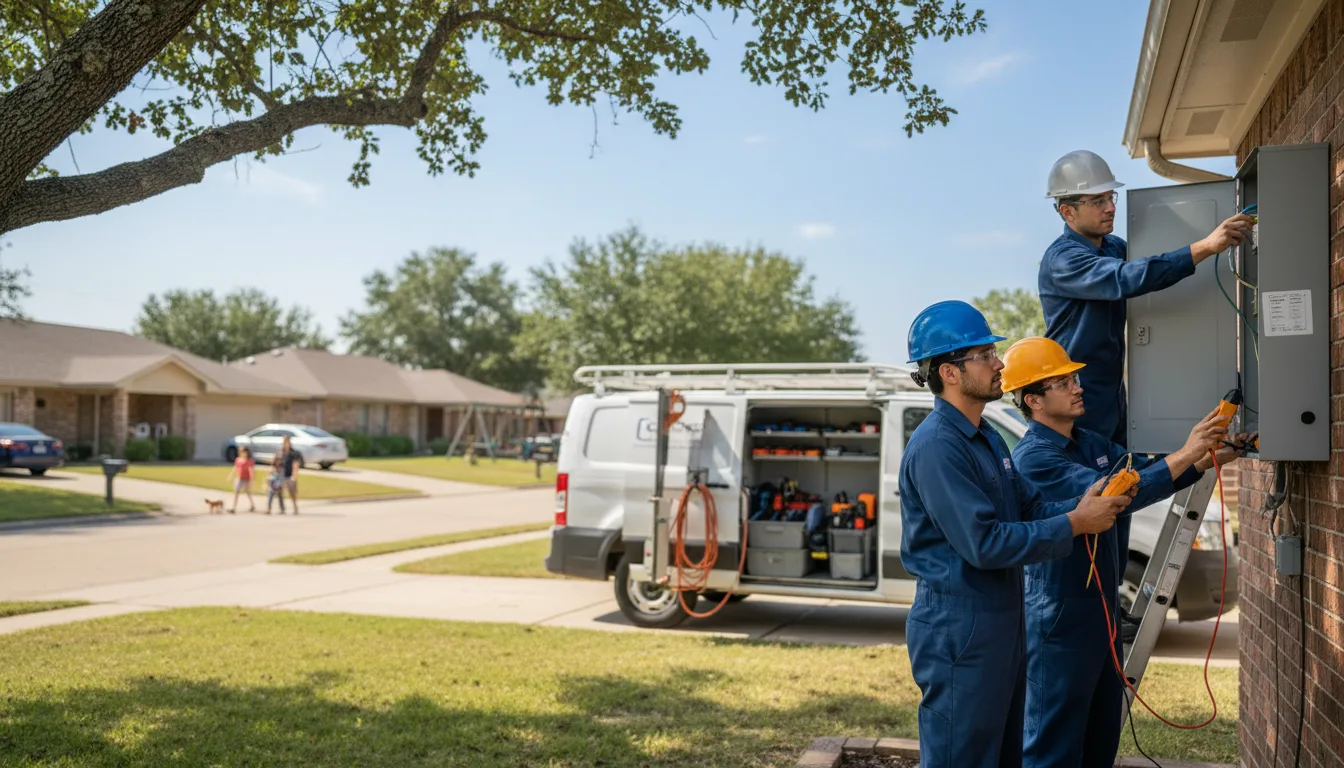 Certified electrician providing emergency electrical services in Derry, NM